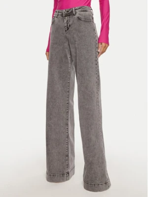 Versace Jeans Couture Jeansy 77HAB506 CDW27 Szary Wide Leg