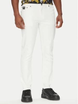 Versace Jeans Couture Jeansy 78GAB5D0 Biały Slim Fit