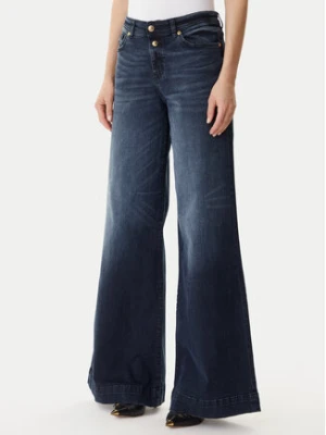 Versace Jeans Couture Jeansy 79HAB561 CDWAB Granatowy Wide Leg