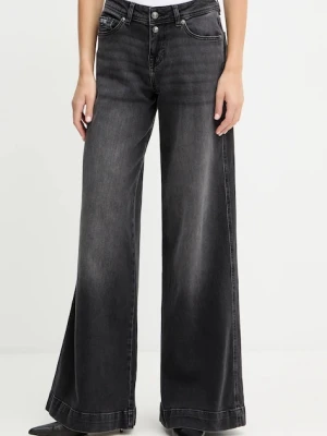 Versace Jeans Couture jeansy damskie kolor czarny 79HAB563 CDWRC