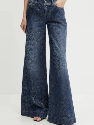 Versace Jeans Couture jeansy damskie kolor granatowy 78HAB50G DS025LF1