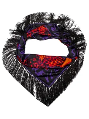Versace Jeans Couture Jedwabna chusta