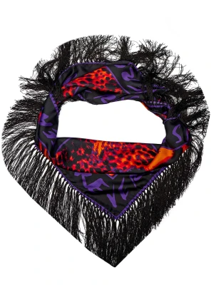 Versace Jeans Couture Jedwabna chusta