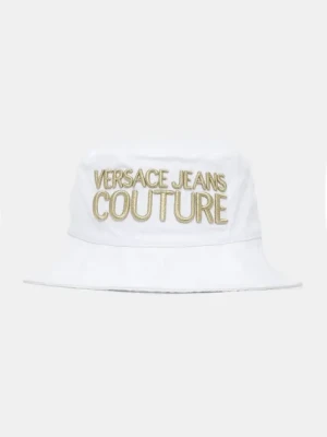 Versace Jeans Couture kapelusz bawełniany damski kolor biały bawełniany 78HAZK04 ZG365