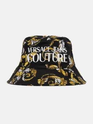Versace Jeans Couture kapelusz bawełniany damski kolor czarny bawełniany 78HAZK06 ZG364