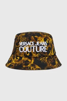 Versace Jeans Couture kapelusz bawełniany kolor czarny bawełniany 76GAZK06 ZG267