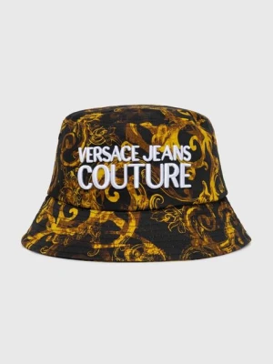 Versace Jeans Couture kapelusz bawełniany kolor czarny bawełniany 76GAZK06 ZG267