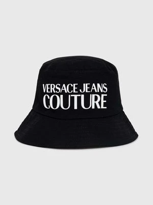 Versace Jeans Couture kapelusz bawełniany kolor czarny bawełniany 76HAZK04 ZG268