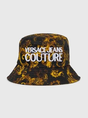 Versace Jeans Couture kapelusz bawełniany kolor czarny bawełniany 76HAZK06 ZG267