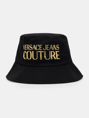 Versace Jeans Couture kapelusz bawełniany kolor czarny bawełniany 77HAZK04 ZG268