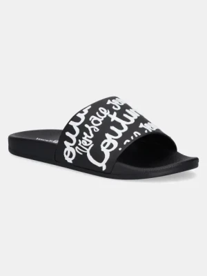 Versace Jeans Couture klapki damskie kolor czarny 78VA3SQ1 71352 L01