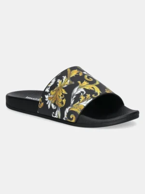 Zdjęcie produktu Versace Jeans Couture klapki damskie kolor czarny 78VA3SQ3 ZS365 G89