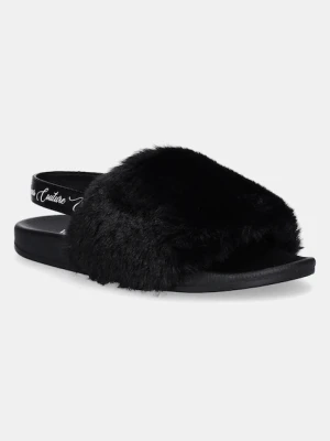 Versace Jeans Couture klapki damskie kolor czarny 79VA3SQ6 ZS359 899