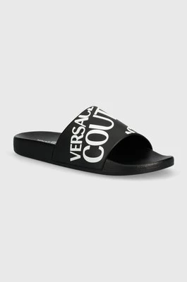 Versace Jeans Couture klapki Slide męskie kolor czarny 76YA3SQ1 71352 899