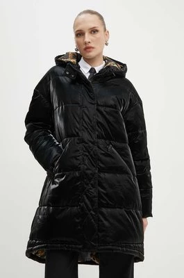 Versace Jeans Couture kurtka damska kolor czarny zimowa oversize 77HASD19 CQ05D