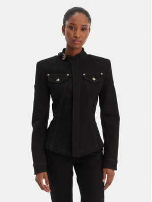 Versace Jeans Couture Kurtka jeansowa 80HAS458 DT037 Czarny Slim Fit