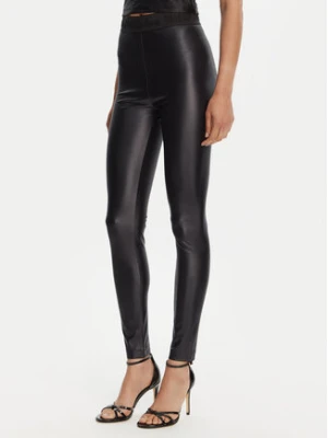 Versace Jeans Couture Legginsy 78HAC101 Czarny Slim Fit