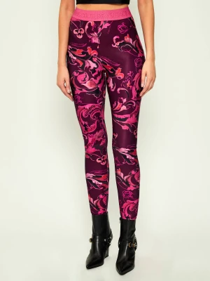 Versace Jeans Couture Legginsy BAROCCO PORCELAIN | Skinny fit