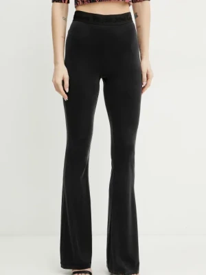 Versace Jeans Couture legginsy damskie kolor czarny gładkie 78HAC107 J0190