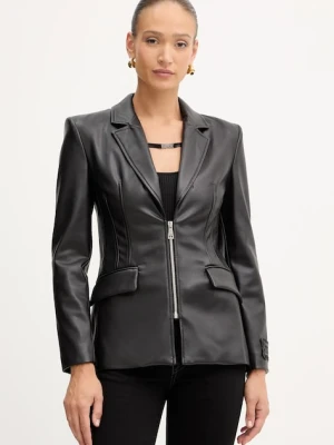 Versace Jeans Couture marynarka kolor czarny jednorzędowa gładka 79HAQ703 J0195