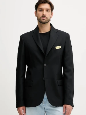 Versace Jeans Couture marynarka z dodatkiem wełny męska kolor czarny 79GAQ706 N0136