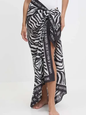 Versace Jeans Couture pareo kolor czarny 78HA7H04 ZG360