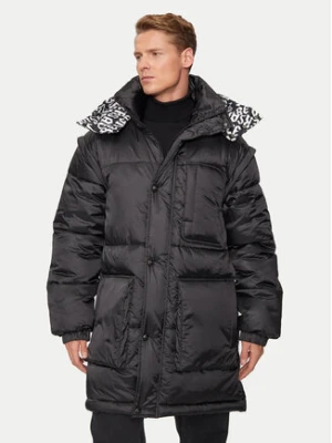 Versace Jeans Couture Płaszcz zimowy 77GAS428 Czarny Loose Fit