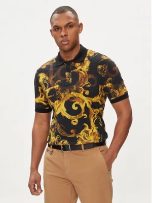 Versace Jeans Couture Polo 76GAG6S0 Czarny Regular Fit