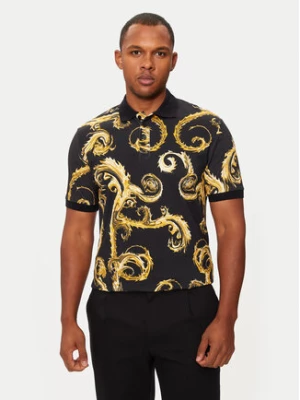 Versace Jeans Couture Polo 77GAG6S0 Czarny Regular Fit