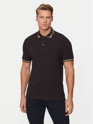 Versace Jeans Couture Polo 77GAGT06 Czarny Regular Fit