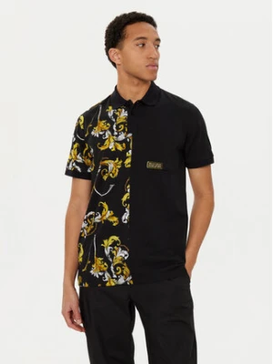 Versace Jeans Couture Polo 78GAG625 Czarny Regular Fit