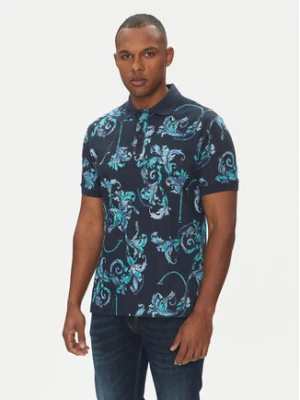 Versace Jeans Couture Polo 78GAG6S0 Granatowy Regular Fit