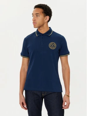 Versace Jeans Couture Polo 78GAGT00 Niebieski Regular Fit