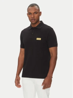 Versace Jeans Couture Polo 78GAGT08 Czarny Regular Fit