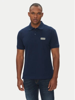 Versace Jeans Couture Polo 78GAGT08 Granatowy Regular Fit