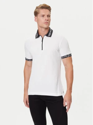 Versace Jeans Couture Polo 79GAGT02 CJ01T Biały Regular Fit