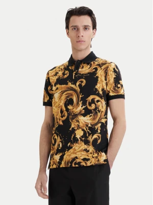 Versace Jeans Couture Polo 80GAG6S0 JS549 Czarny Regular Fit
