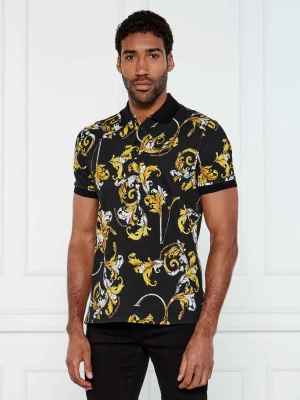 Versace Jeans Couture Polo | Slim Fit czarny