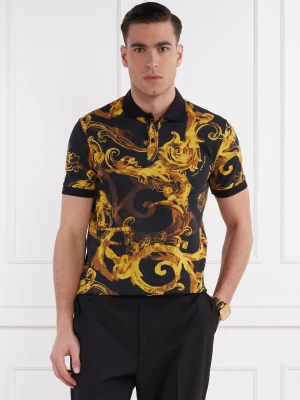 Versace Jeans Couture Polo | Slim Fit czarny