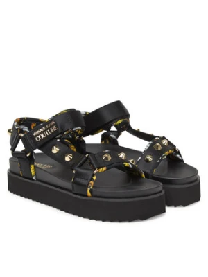 Versace Jeans Couture Sandały 78VA3SM2 Czarny