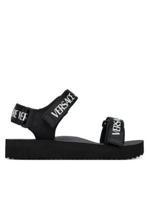Versace Jeans Couture Sandały 80VA3SX4 ZS630 Czarny