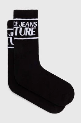 Versace Jeans Couture skarpetki męskie kolor czarny 77GA0J04 ZG079