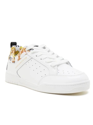 Versace Jeans Couture Skórzane sneakersy biały