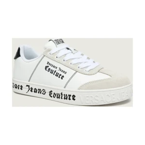 Versace Jeans Couture Skórzane sneakersy FONDO COURT 88 DIS. SK6 | zamsz
