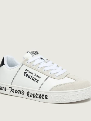 Versace Jeans Couture Skórzane sneakersy FONDO COURT 88 DIS. SK6 | zamsz