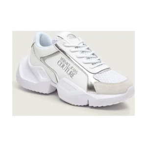 Versace Jeans Couture Skórzane sneakersy FONDO GRAVITY DIS. SU3 | zamsz