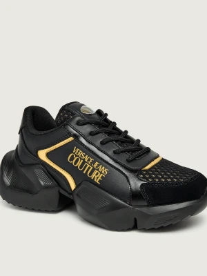 Versace Jeans Couture Skórzane sneakersy FONDO GRAVITY DIS. SU3 | zamsz