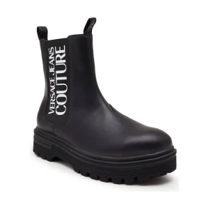 Versace Jeans Couture Skórzane sztyblety