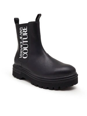 Versace Jeans Couture Skórzane sztyblety