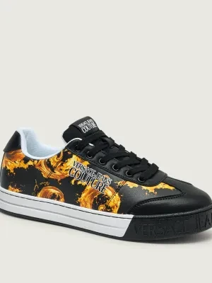 Versace Jeans Couture Sneakersy FONDO COURT 88 DIS. SK6 | z dodatkiem skóry